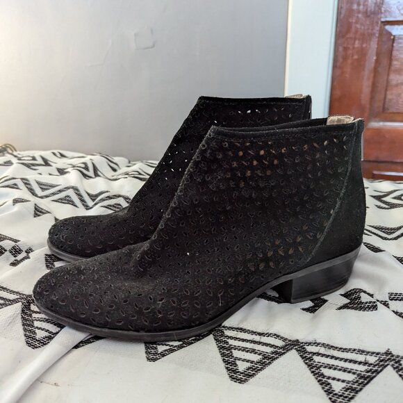Lucky Brand Perforated Booties - Picture 1 of 4